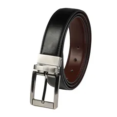 [ulterra] [ウルテラ] ベルト メンズ 本革 リバーシブル ビジネス 黒 茶 110cm 回転 男性 スーツ ギフトボックス付き メンズベルト [全長110cm/ウエスト70cm?90cmに最適]