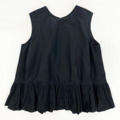 Drawer - 67d21 ドゥロワー 16G コットン 天竺ノースリーブニット ベスト ロゴ刺繍 6518-105-0397 2 テラコッタ コットン 67d21 ドゥロワー 16G コットン 天竺ノースリーブニット ベスト