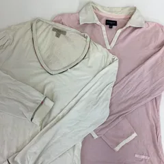 BURBERRYロンT&BURBERRYGOLF襟付きシャツ２枚セット(M)