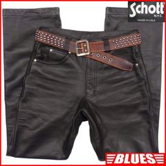 ★schott★w30 米国製 レザーパンツ ショット スエード ブラウン 茶 ☆schott☆w30 米国製 レザーパンツ ショット スエード ブラウン