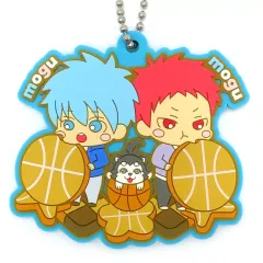 【中古】キーホルダー 黒子テツヤ＆赤司征十郎 もぐもぐラバーマスコット 「黒子のバスケ」 ジャンプショップ限定