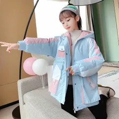 綿入りコート キッズ 子供服 女の子 冬服 アウター 綿入れの服 中綿コート ダウン風コート 中綿ジャケット パーカー フード付き 暖かい おしゃれ 可愛い 防寒#cupload188381