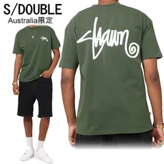 【新品】エスダブル Tシャツ S/Double AU限定 Shawn Script T-Shirt 半袖 フォレスト ロゴ ストリート メンズ レディース ユニセックス 正規品のサムネイル