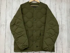 DAIWA PIER39／ダウンジャケット／TECH QUILT DOWN LINER CARDIGAN／BJ-26022／グリーン／ダブルジップ／ボタン／Sサイズ