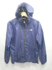 ◇ Θ New Balance ニューバランス ジップアップ 長袖 ウィンドブレーカー サイズS ネイビー系 レディース メンズ E  【1507160002916】