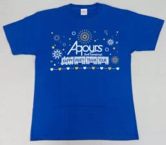 [중고] T셔츠(캐릭터) Aqours T셔츠(SAITAMA) 블루 프리 사이즈 [러브라이브! 선샤인!! Aqours 2nd LoveLive! HAPPY PARTY TRAIN TOUR]