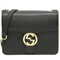 2022年最新】GUCCI グッチ インターロッキングG レザー チェーン