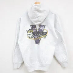 L/古着 フルーツオブザルーム 長袖 スウェット パーカー メンズ 00s WINTER ビーチバレー 薄グレー 霜降り 23oct26 中古 スエット トレーナ