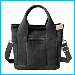 【人気商品】[Sitengle] トートバッグレディースキャンバスショルダーバッグ斜めがけ2way仕切り ミニトート 小さめ ハンドバッグシンプル無地軽量お散歩お買い物旅行通勤メンズレディース