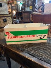 フジカラー　FUJICOLOR　仕切りケース　 店舗什器　ディスプレイ　レトロ　昭和レトロ　レトロポップ　アンティーク　ヴィンテージ