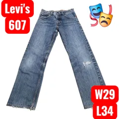 【早い者勝ち】希少 80's Levi's607 オレンジタブ デニムパンツ W29L34 B28