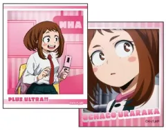 【中古】シール・ステッカー 9.麗日お茶子(駅イラスト＆場面写B) 「僕のヒーローアカデミア フォト風メタルステッカーコレクション」