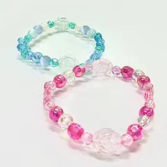 【新品】ペア ビーズブレスレット ビーズアクセサリー　ペアブレスレット　ブレスレット　【030】