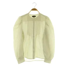 ドゥロワーRESORT1 ラメチェックブラウス　パフスリーブ シャツ　新品未使用 RESORT1 ラメチェックブラウス