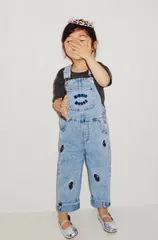 ZARA/Disneyデニムオーバーオール(104)