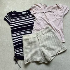 【まとめ売り】any sis ニット Tシャツ パンツ 3点セット レディースMサイズ