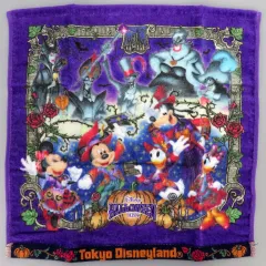 【中古】タオル・手ぬぐい 集合 ウォッシュタオル 「ディズニー・ハロウィーン2024」 東京ディズニーランド限定
