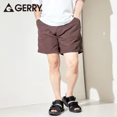 GERRY 水陸両用 ナイロン ショートパンツ メンズ 短い 速乾 バギーズショーツ クライミングショートパンツ ハーフパンツ アウトドア ショーツ 茶色 ダークブラウン M L LL XL ブラウン 078600
