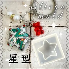 シリコンモールド < ぷっくり星型 >