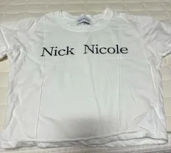 NICK&NICOLE(ニック&ニコル) クロップド Tシャツ