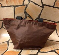 Herve Chapelier エルベシャプリエ トートバッグ ナイロン ブリック オレンジ