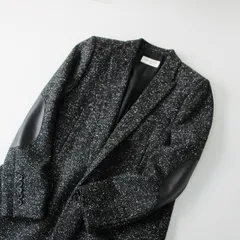 極美品 2016 SAINT LAURENT PARIS サンローランパリ レザー エルボーパッチ ツイード ジャケット F36/メンズ アウター◇【2400011135223】のサムネイル