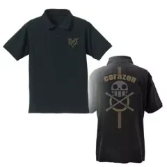 【中古】ポロシャツ・ワークシャツ(キャラクター) トラファルガー・ロー corazonポロシャツ ブラック Mサイズ 「ワンピース」