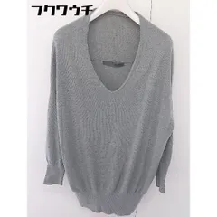 ◇ Spick & Span スピック アンド スパン ラメ 長袖 ニット セーター グレー レディース  【中古】 【1111220016975】