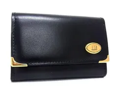 ■新品■未使用■ dunhill ダンヒル レザー 6連 キーケース 鍵入れ 紳士 メンズ ブラック系 FC5986のサムネイル