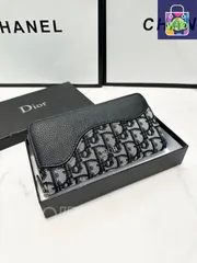 【今日特価】Dior ディオール シングルジッパー小型ポーチ 表裏とも頭層牛皮で製作