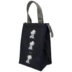  スヌーピー 保冷保温マチ付きトート S 座り ランチバッグ 弁当バッグ 
