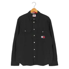 トミージーンズ tommy jeans OVERSHIRT FIT 両面プリント シャツジャケット メンズ import：S 