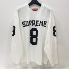 07w8076★ SUPREME シュプリーム AFFILIATED L/S FOOTBALL TOP アフィリエイテッド フットボール 長袖Ｔシャツ ロンT 白 メンズ Sサイズ【中古品】