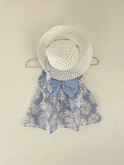 帽子付き　バックリボン　チュニック