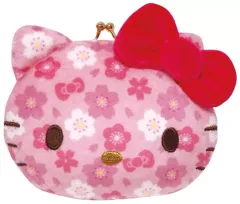 【中古】バッグ ハローキティ 和雑貨シリーズ フェイスがまぐち 「サンリオキャラクターズ」