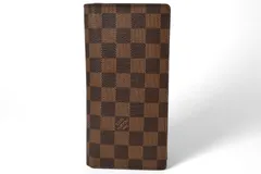 ルイヴィトン 財布 メンズ ダミエ LOUIS VUITTON 長財布/ ポルトフォイユ ブラザ N60017【中古】