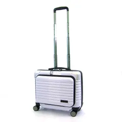 ミチコロンドン ハードジッパースーツケース 25L カーボンホワイト 楽天市場】最大20％オフクーポン☆フロントオープン スーツ