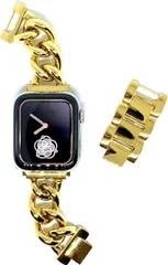 Royce&Roland 互換品 互換品/代替品 チェーンバンドおしゃれ 時計 ステンレス レディース メンズ ギフト プレゼント applewatch アップルウォッチ 40mm 41mm 42mm(ゴールド,  40mm 41mm 42mm)