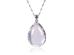 「1点もの 現品」 モザンビーク産 ローズクォーツ ペンダント ネックレス パワーストーン 天然石 シルバー925