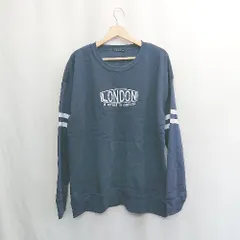 ◇ ⊇ ◎ ●美品● SHISKY シスキー 長袖 トレーナー スウェット サイズLL ネイビー メンズ E  【1503060005507】のサムネイル