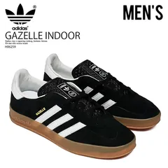 adidas (アディダス) GAZELLE INDOOR (ガゼル インドア) CBLACK/FTWWHT/CBLACK (ブラック/ホワイト) H06259