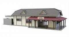 素人組立完成品】梅桜堂 田舎の木造小型駅舎 1/80 ST-042-80C - メルカリ