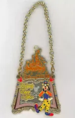 【中古】キーホルダー グーフィー 10周年記念キーホルダー 「ディズニー」 香港ディズニーランド限定