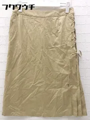 ◇ SCAPA スキャパ レースアップ 膝丈 スカート サイズ38 ベージュ レディース 【中古】 【1002801057107】のサムネイル