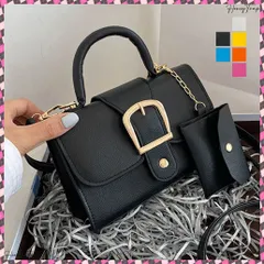 送料無料 ショルダーバッグ コインケース付きセット レディース カジュアル 肩掛けバッグ 韓国風 斜め掛けバッグ ポーチ付き PUレザーカバン おしゃれ 小さめミニバッグ 手提げ 合皮カバン 2WAY セット鞄 軽い ハンドバッグ