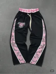 SHEIN シャイン スウェット パンツ トレーニング ジャージ ズボン たるみ ピンク チェック