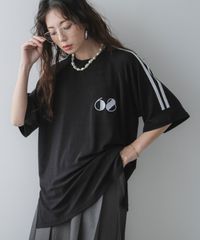 夢展望公式 [新品未使用] ユニフォームラメＴシャツ [ブラック] 他カラー別ページ有 bohmal カットソートップス カットソートップス・チュニック（半袖） 535432-02