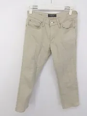 ◇ EDWIN エドウィン LONDON SLIM デニム チノ パンツ サイズ28×31 ベージュ メンズ E  【1302180013764】