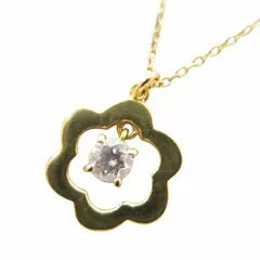 トレセンテ TRECENTI ネックレス フラワーモチーフ 花 K18