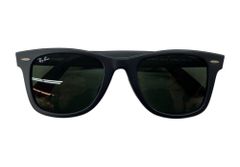 レイバン Ray-Ban WAYFARER ウェイファーラー アジアンフィット 偏光 パッド サングラス 眼鏡 黒 RB2140-F 眼鏡・サングラス サングラス ロゴ ブラック 104G-29